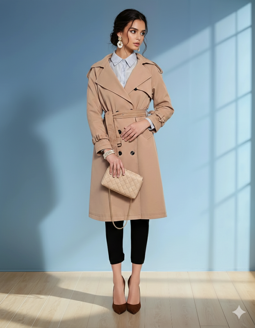 Trench clasic beige 