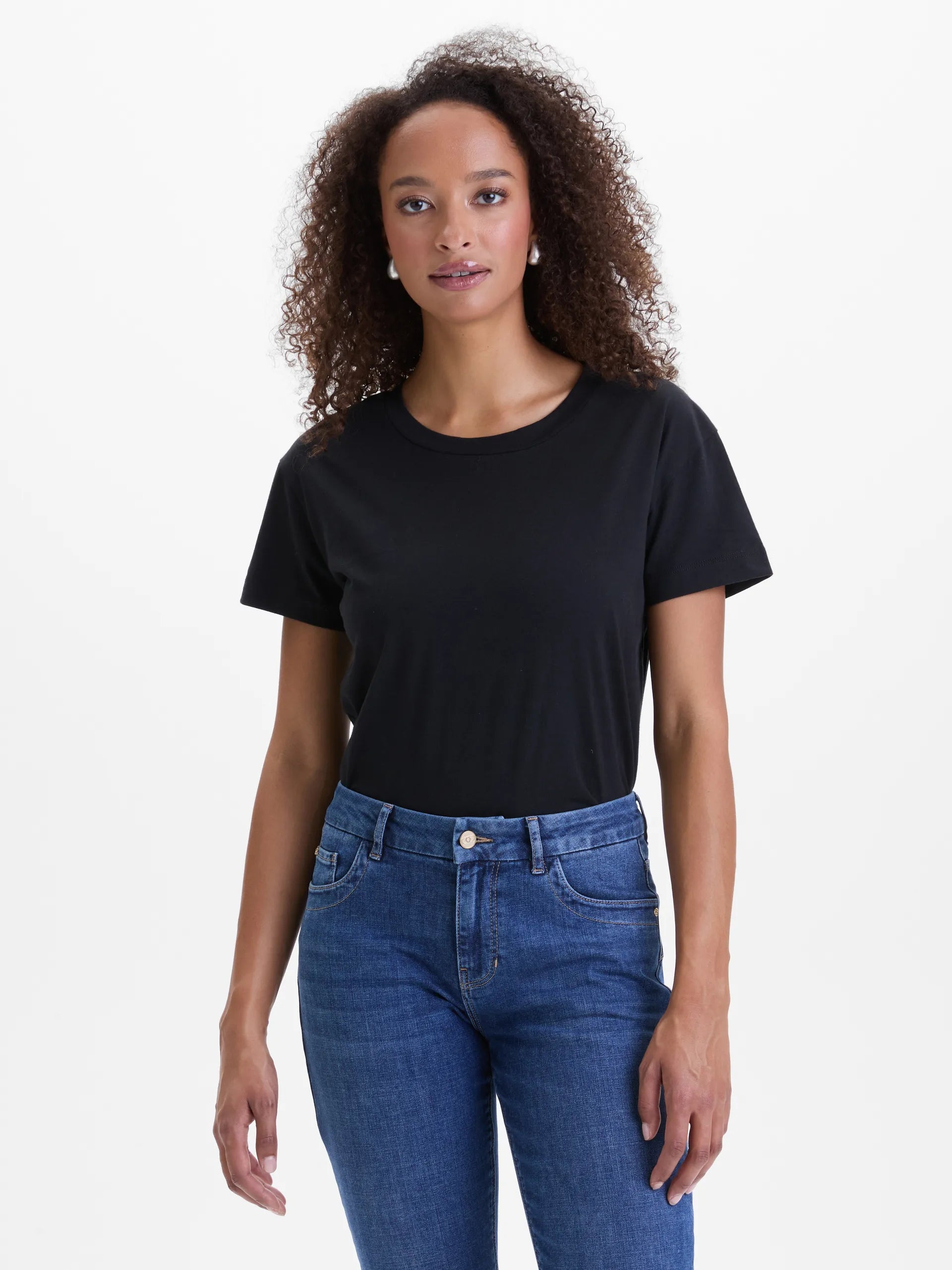 Tricou uni damă ORSAY negru ORS022